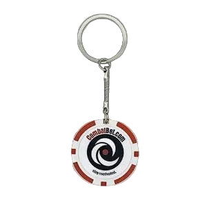 Custom Poker Chip Keychain